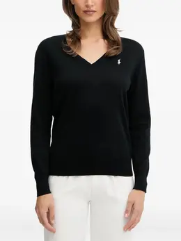 Polo Ralph Lauren: Свитер с v-образным вырезом 