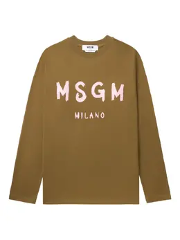 MSGM: Футболка с принтом 