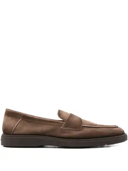 Santoni: Коричневые туфли 