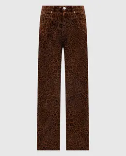 Twinset: Коричневые джинсы 