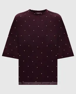 Twinset: Бордовая блуза 