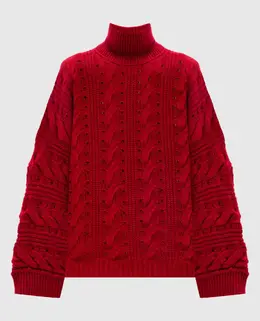 Twinset: Красный свитер 