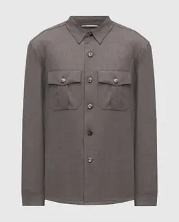 Canali: Серая рубашка 