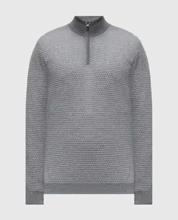 Canali: Серый свитер 