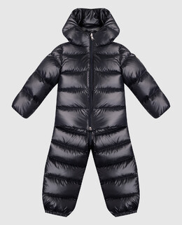 Moncler ENFANT: Синяя куртка 