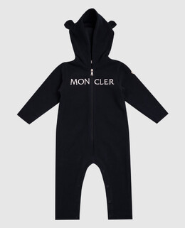 Moncler ENFANT: Синий комбинезон 