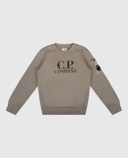 C.P. Company: Свитшот цвета хаки 