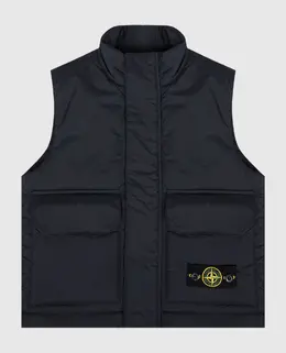 Stone Island: Синий жилет 