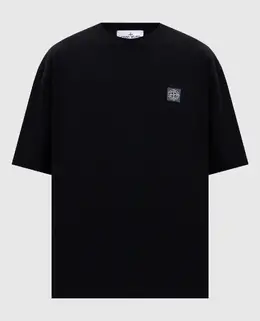 Stone Island: Чорні футболки 