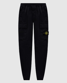 Stone Island: Чорні брюки 