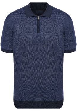 CORNELIANI: Синее поло 