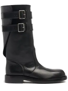 ANN DEMEULEMEESTER: Чёрные ботинки 