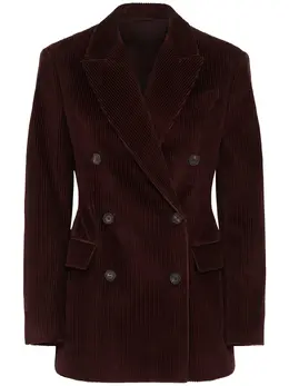 BRUNELLO CUCINELLI: Двубортный жакет 
