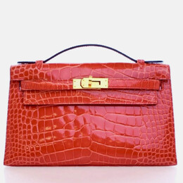 Hermes: Красная сумка на руку  Kelly