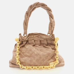 Louis Vuitton: Бежевая сумка-шоппер 