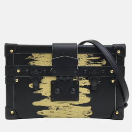 Louis Vuitton: Чёрный клатч 