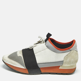Balenciaga: Многоцветные кроссовки  Race Runner