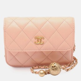 Chanel: Розовый клатч 