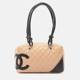 Chanel: Бежевая сумка 