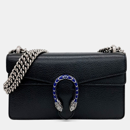 Gucci: Чёрная сумка  Dionysus