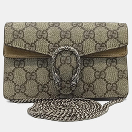 Gucci: Коричневая сумка через плечо  Dionysus