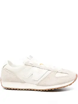 New Balance: Белые кроссовки 
