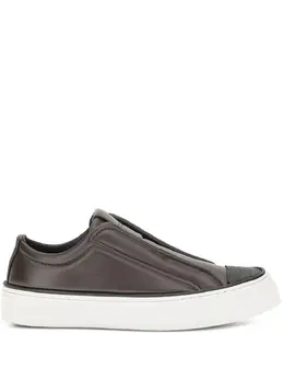 Brunello Cucinelli: Тёмные мокасины  Monili