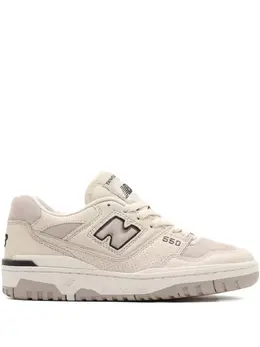New Balance: Белые кроссовки  550