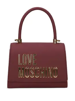 Love Moschino: Красная сумка-шоппер 