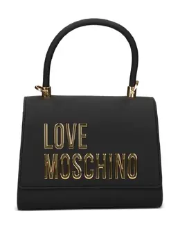 Love Moschino: Чёрная сумка-шоппер 