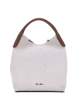 Loro Piana: Коричневая сумка-шоппер 