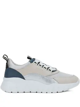 Bally: Серебристые кроссовки 