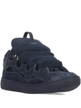 Lanvin: Синие кроссовки  Curb