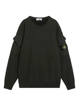 Stone Island: Чёрный свитшот 
