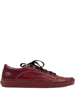 Vans: Красные кроссовки 