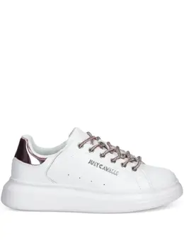 Just Cavalli: Белые кроссовки 