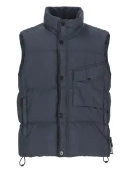 Stone Island: Синий жилет 