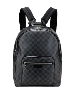 Louis Vuitton Pre-Owned: Чёрный рюкзак 