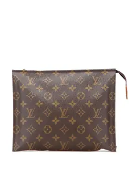 Louis Vuitton Pre-Owned: Коричневый клатч 