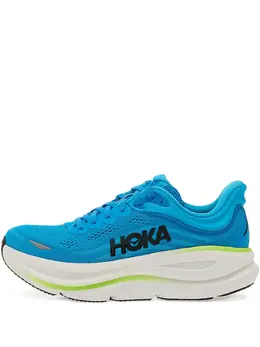 HOKA: Голубые кроссовки 
