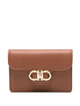 Ferragamo: Коричневый картхолдер  Gancini