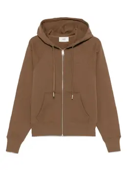 AMI Paris: Коричневая толстовка  Ami de Cœur