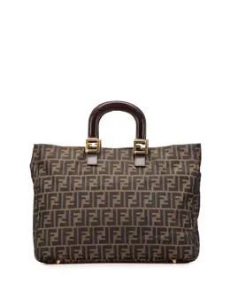 Fendi Pre-Owned: Коричневая сумка-шоппер 