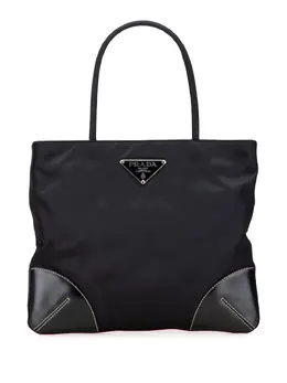 Prada Pre-Owned: Чёрная сумка-шоппер 