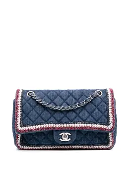 CHANEL Pre-Owned: Голубая сумка 