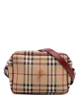 Burberry Pre-Owned: Коричневая сумка через плечо 