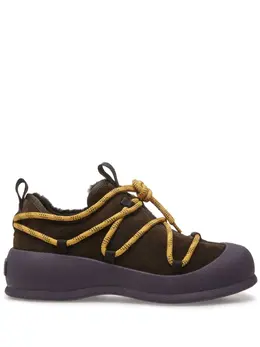 Bally: Коричневые кроссовки 