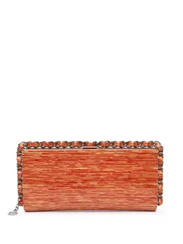 CHANEL Pre-Owned: Клатч в полоску 