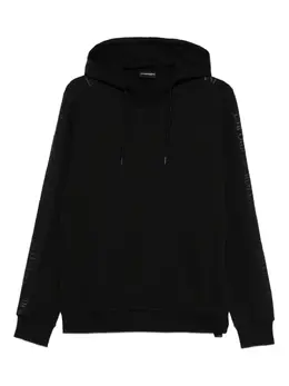 Emporio Armani: Чёрная толстовка 