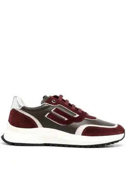 Bally: Бордовые кроссовки 